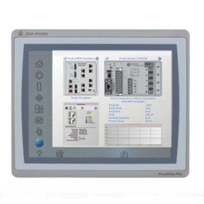 PLC 2711P-T10C22D8S PANELVIEW STANDARD Módulo terminal de 10&quot;W